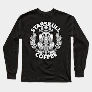 STARSKULL COFFEE strbuck parody Long Sleeve T-Shirt